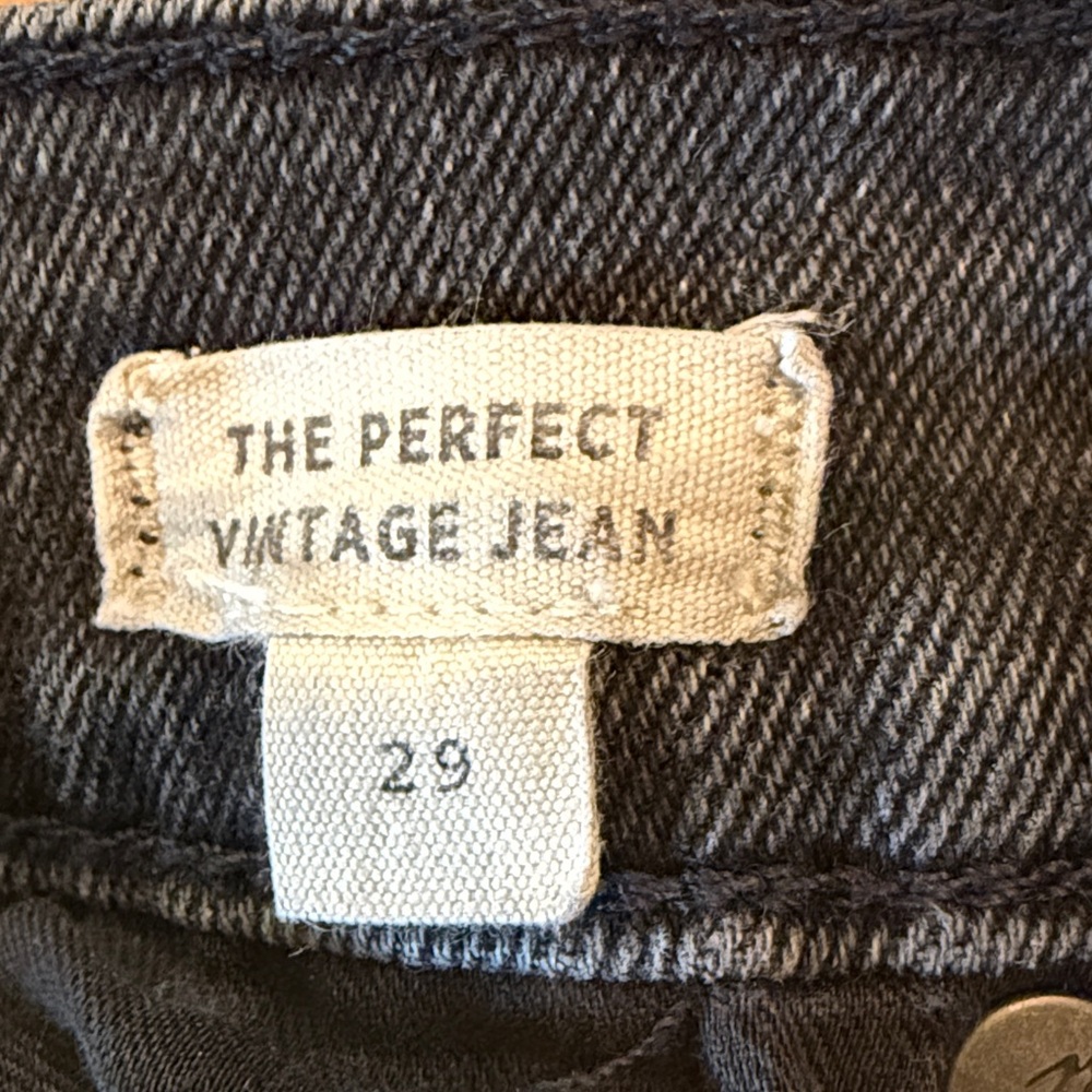 Madewell Women's Black “The Perfect Vintage Jean” - Picture 5 of 5